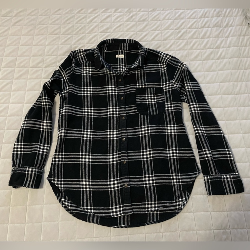 3 Hollister Plaid Shirts Bundle (Junior girls)